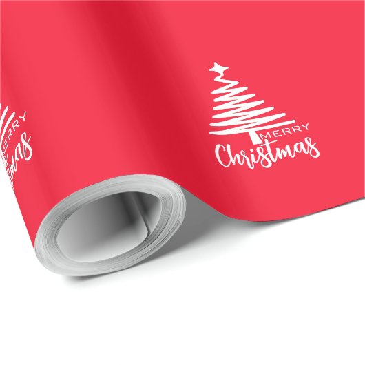Frohe Weihnachtswrapping Paper Geschenkpapier (Rolleneckpunkt)