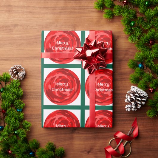 Frohe Weihnachtswrapping Paper Geschenkpapier (Feiertagsgeschenk)