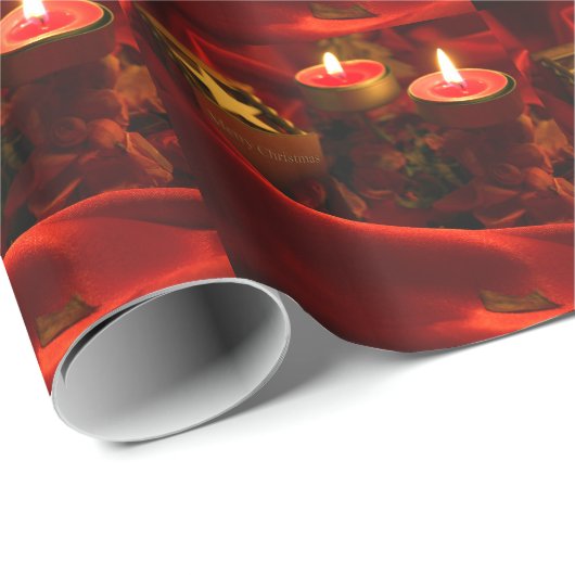 Frohe Weihnachtswrapping Paper Geschenkpapier (Rolleneckpunkt)