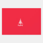 Frohe Weihnachtswrapping Paper Geschenkpapier Set (Vorderseite 3)