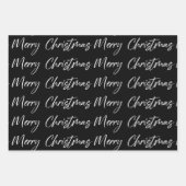 Frohe Weihnachtswrapping Paper Sheets Geschenkpapier Set (Vorderseite 2)