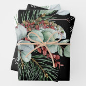 Frohe Weihnachtswrapping Paper Sheets Geschenkpapier Set (Beispiel)