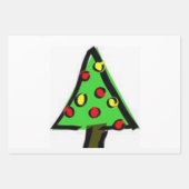 Frohe Weihnachtswrapping Paper Sheets Geschenkpapier Set (Vorderseite 3)