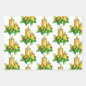 Frohe Weihnachtswrapping Paper Sheets Geschenkpapier Set (Vorderseite 3)