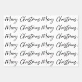 Frohe Weihnachtswrapping Paper Sheets Geschenkpapier Set (Vorderseite 2)