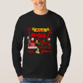 Frohe Weihnachtswünsche: Alles, was ich Wollte, si T-Shirt (Vorderseite)