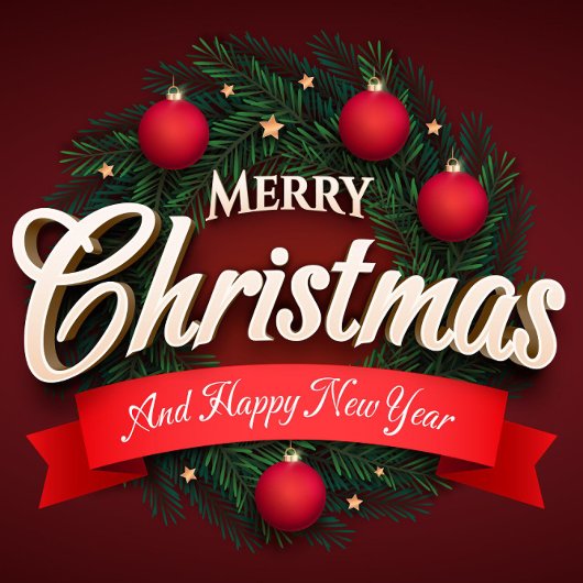 Frohe Weihnachtswünsche: Eine fröhliche Feier Postkarte