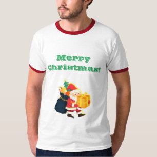 Frohe Weihnachtswünsche Erstellen Sie einen eigene T-Shirt