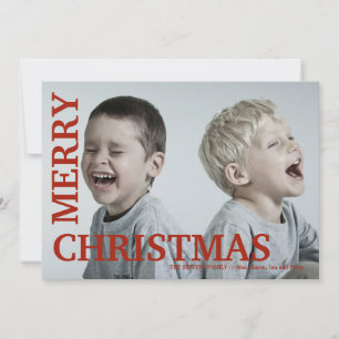 Frohe Weihnachtswünsche Feiertags-Postkarte Feiertagskarte