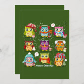 Frohe Weihnachtswünsche Feiertagskarte (Vorne/Hinten)