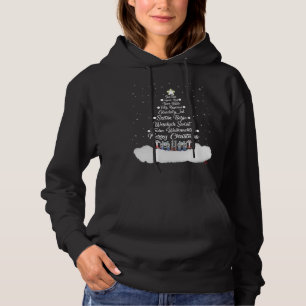 Frohe Weihnachtswünsche in verschiedenen Sprachen Hoodie