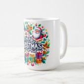 Frohe Weihnachtswünsche Kaffeetasse (VorderseiteRechts)