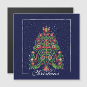 Frohe Weihnachtswünsche Magneteinladung (Vorne/Hinten)