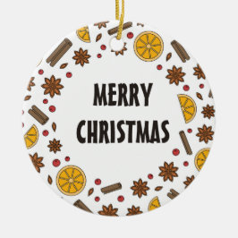 Frohe Weihnachtswürze Esssternanis Keramik Ornament