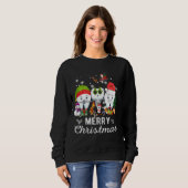 Frohe Weihnachtszahnärzte Teeth Santa Dental Elf S Sweatshirt (Vorne ganz)
