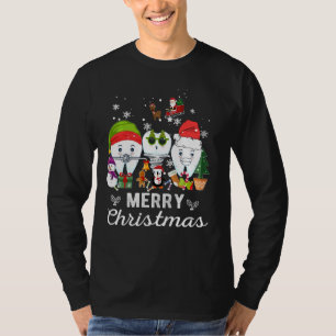 Frohe Weihnachtszahnärzte Teeth Santa Dental Elf S T-Shirt