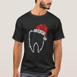 Frohe Weihnachtszahnärztin Zahnarzthelfer Zähne T-Shirt