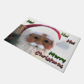 Frohe Weihnachtszeit Fußmatte (Schrägansicht)