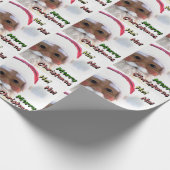 Frohe Weihnachtszeit Geschenkpapier (Ecke)