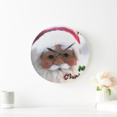 Frohe Weihnachtszeit Große Wanduhr (Zuhause)
