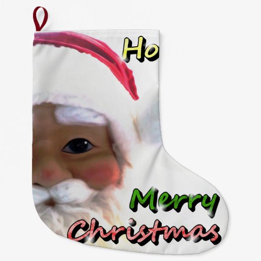 Frohe Weihnachtszeit Großer Weihnachtsstrumpf (Vorderseite)