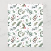 Frohe Weihnachtszeit Grün 6 Fotos Haushalt (Rückseite)