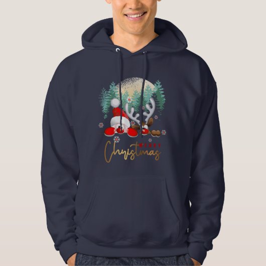 Frohe Weihnachtszeit | Männerhoodie Hoodie (Vorderseite)