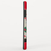 Frohe Weihnachtszeit-Mops Case-Mate iPhone Hülle (Hinten/Rechts)