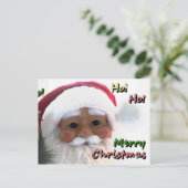 Frohe Weihnachtszeit Postkarte (Stehend Vorderseite)