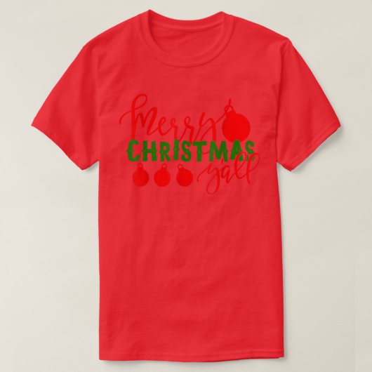 Frohe Weihnachtszeit T-Shirt (Design vorne)
