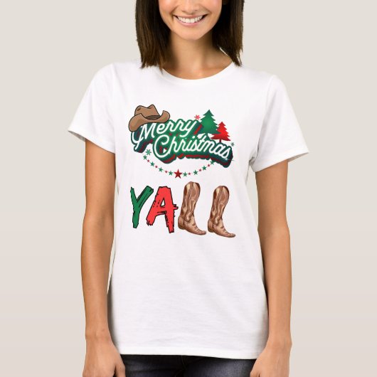 Frohe Weihnachtszeit T-Shirt (Vorderseite)