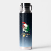 Frohe Weihnachtszeit | Wasserflasche Trinkflasche (Rückseite)