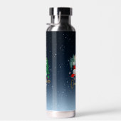 Frohe Weihnachtszeit | Wasserflasche Trinkflasche (Rechts)