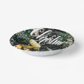 Frohe Weihnachtszeitung Bowls Pappteller (Gewinkelt)