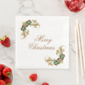 Frohe Weihnachtszeitung Dinner Napkins Serviette (Beispiel)
