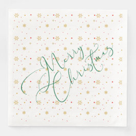 Frohe Weihnachtszeitung Napkin Serviette