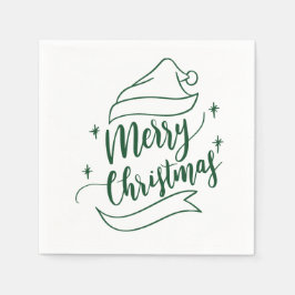 Frohe Weihnachtszeitung Napkin Serviette