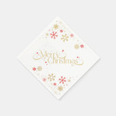 Frohe Weihnachtszeitung Napkin Serviette (Ecke)