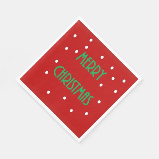 Frohe Weihnachtszeitung Napkins Serviette (Ecke)