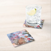 Frohe Weihnachtszeitung Untersetzer (Vor Ort)