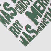 Frohe Weihnachtszettel Seidenpapier (Detail)
