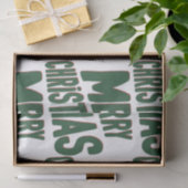 Frohe Weihnachtszettel Seidenpapier (Geschenk)