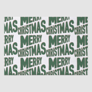 Frohe Weihnachtszettel Seidenpapier