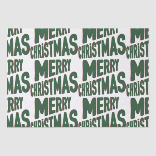 Frohe Weihnachtszettel Seidenpapier (Vorderseite)