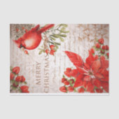 Frohe Weihnachtszettel Seidenpapier (Vorderseite)