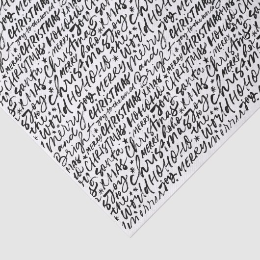 Frohe Weihnachtszettel Seidenpapier (Ausschnitt)