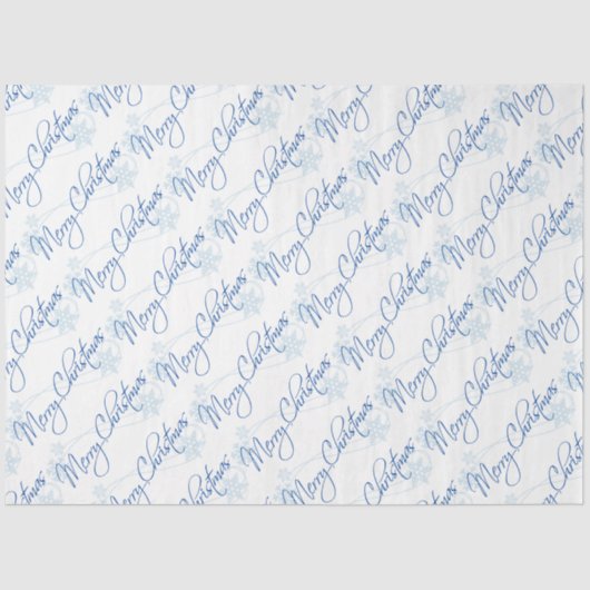 Frohe Weihnachtszettel Seidenpapier (Vorderseite)