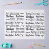 Frohe Weihnachtszettel Seidenpapier (Basteln)