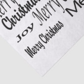 Frohe Weihnachtszettel Seidenpapier (Detail)