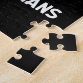 Frohe Weihnachtsziege Gesicht Maske Ziege Santa Puzzle (Seite)